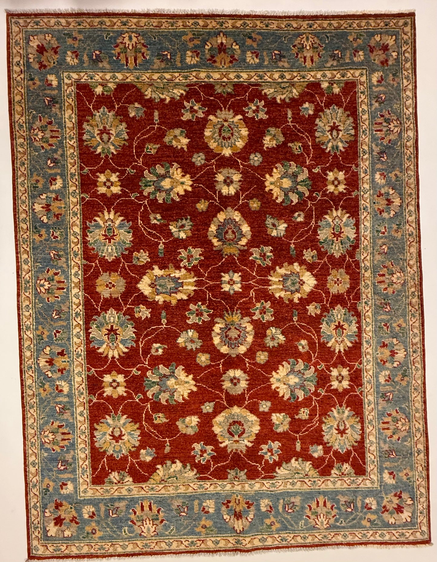 Afghaans Handgeknoopt Ziegler Farahan Tapijt 151 x 198 cm