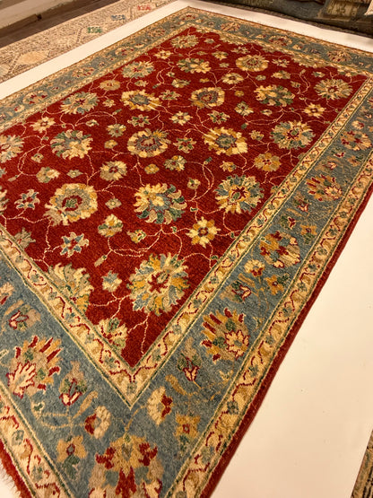 Afghaans Handgeknoopt Ziegler Farahan Tapijt 151 x 198 cm