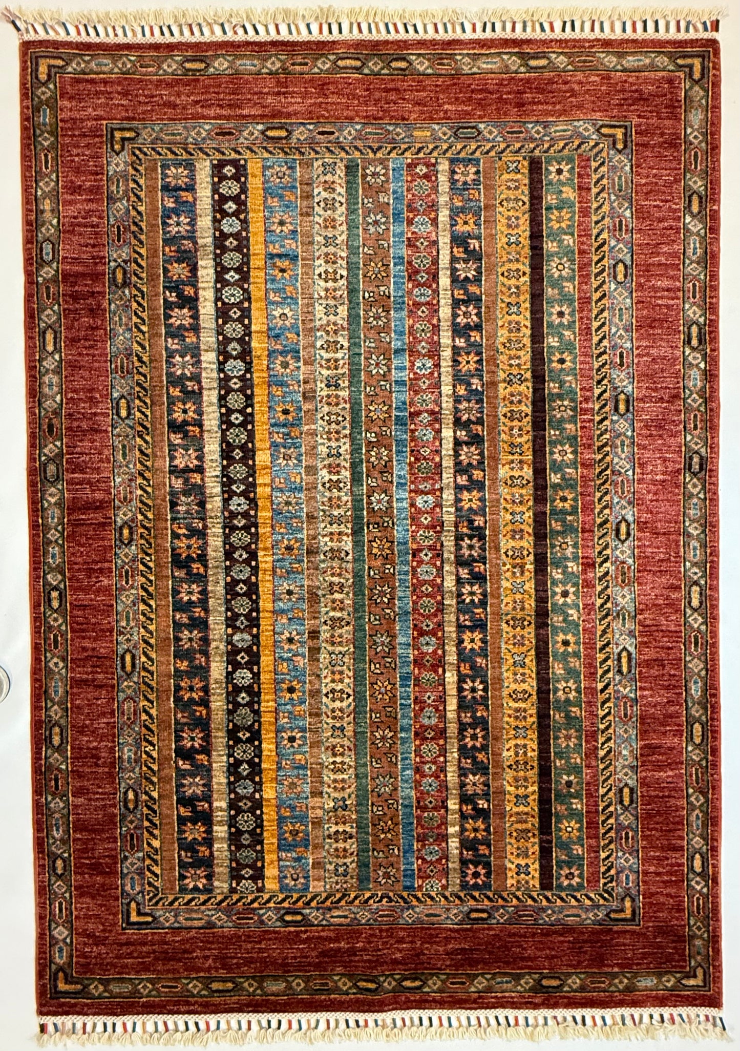 Afghaans Handgeknoopt Khurjin Tapijt 128 x 180 cm