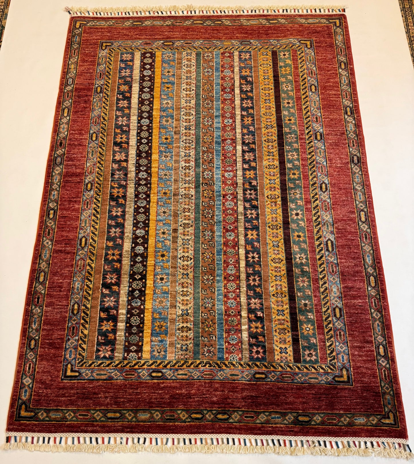 Afghaans Handgeknoopt Khurjin Tapijt 128 x 180 cm