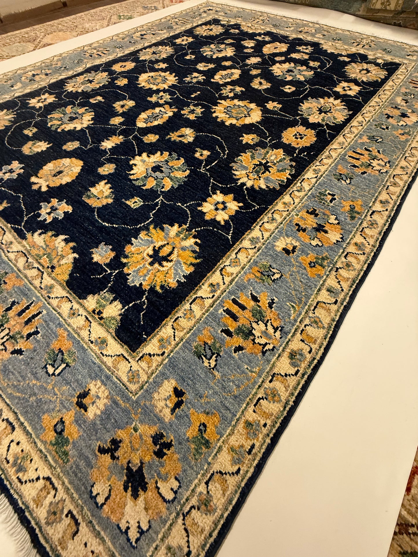 Afghaans Handgeknoopt Ziegler Tapijt 154 x 205 cm