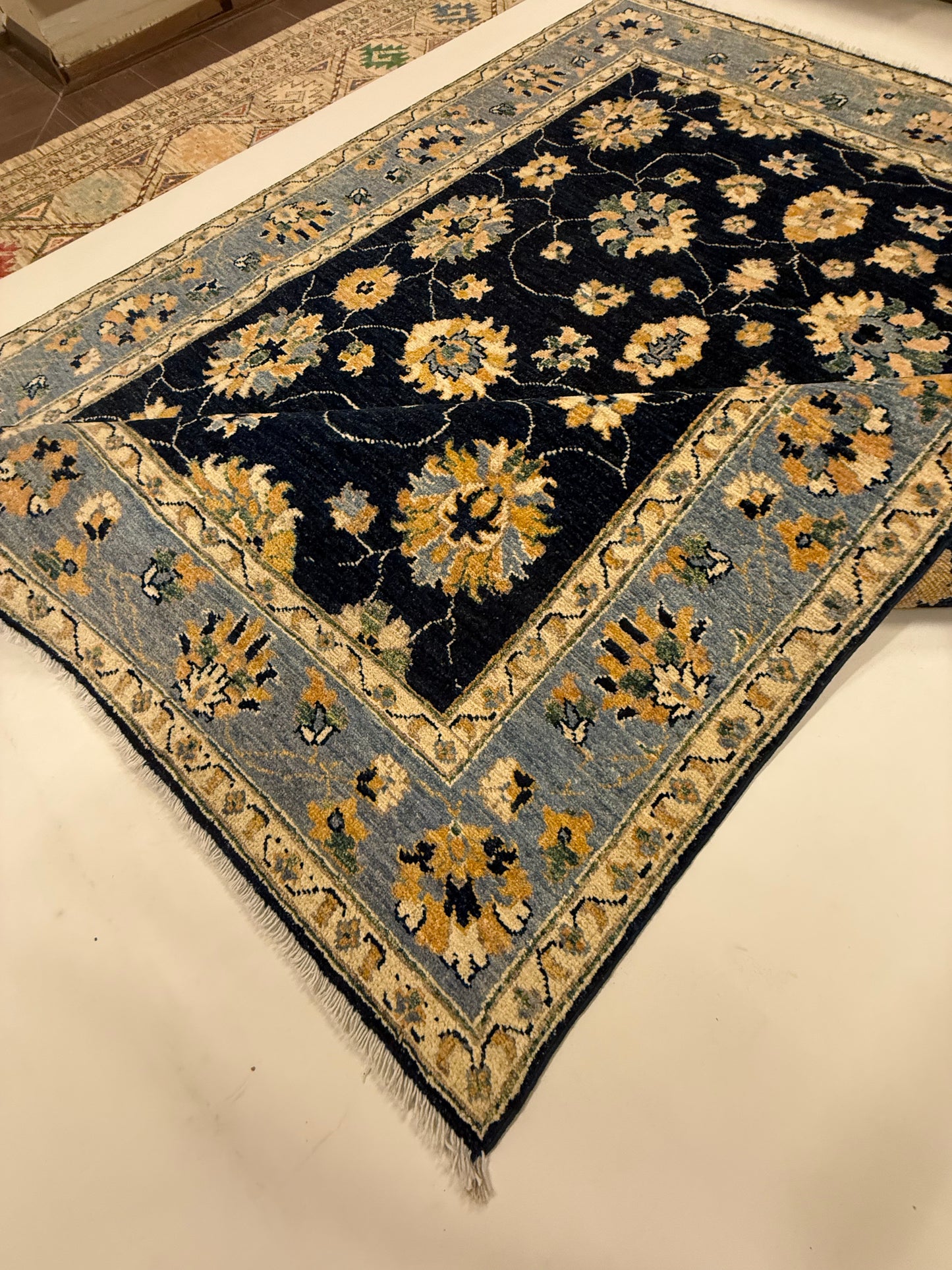 Afghaans Handgeknoopt Ziegler Tapijt 154 x 205 cm