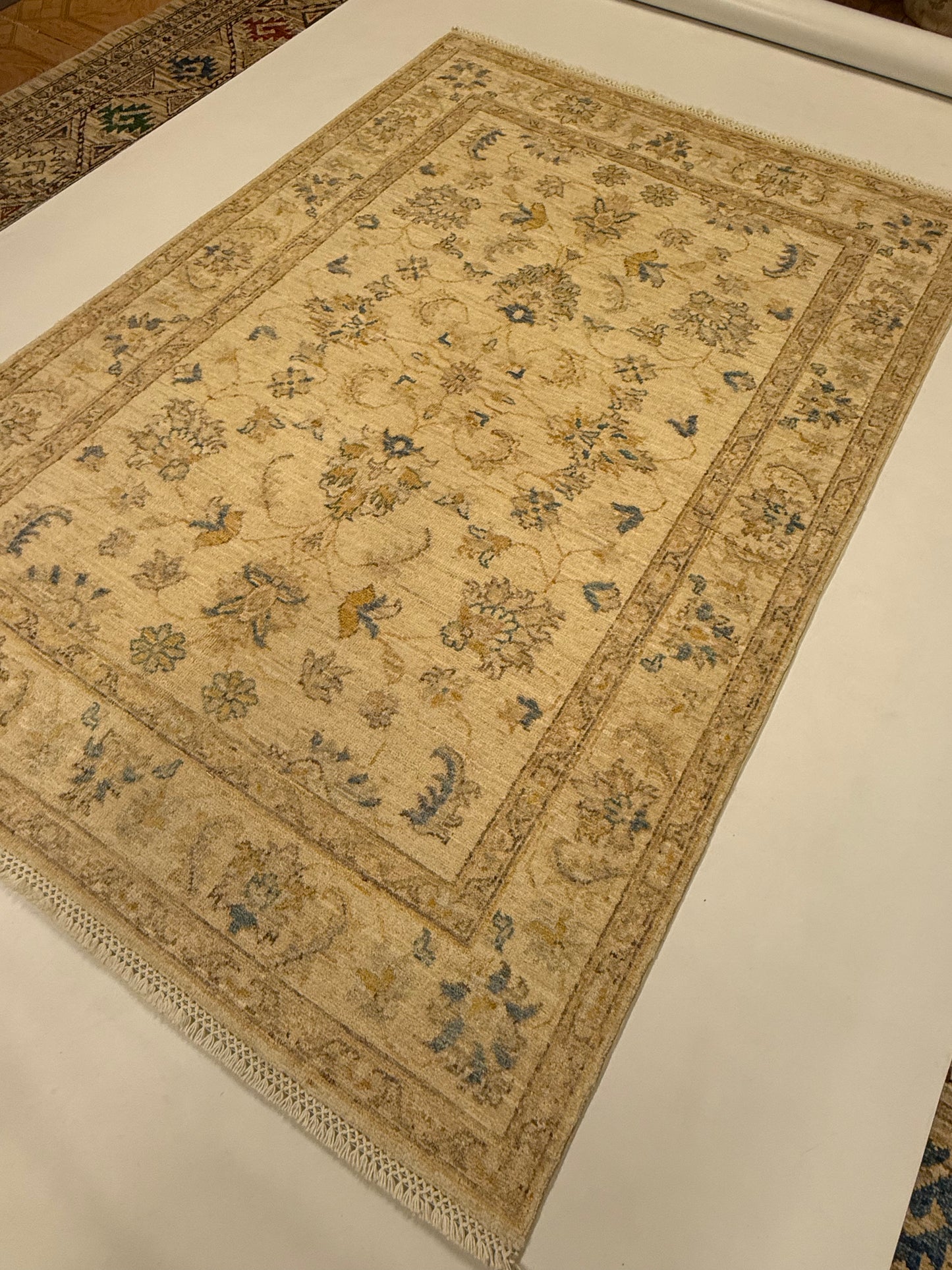 Afghaans Handgeknoopt Ziegler Tapijt 125 x 177 cm