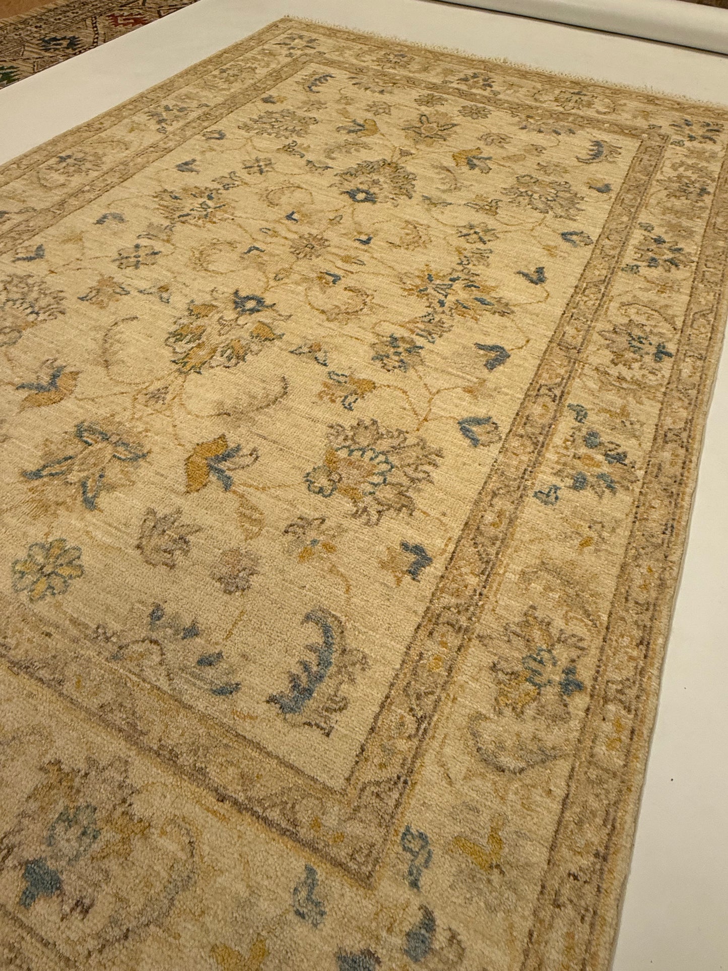 Afghaans Handgeknoopt Ziegler Tapijt 125 x 177 cm
