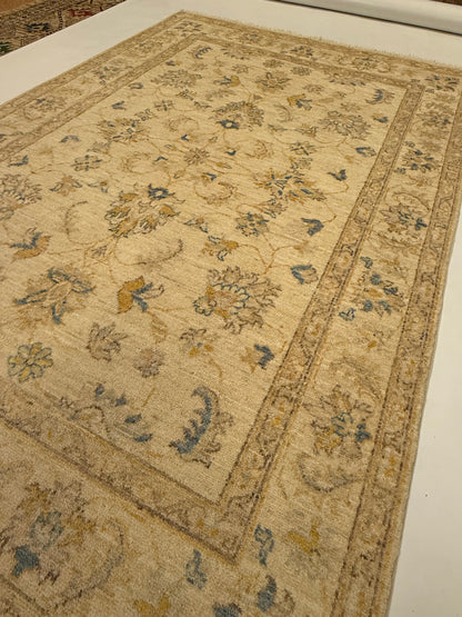 Afghaans Handgeknoopt Ziegler Tapijt 125 x 177 cm