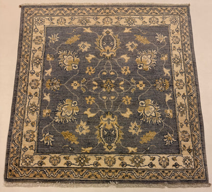 Afghaans Handgeknoopt Ziegler Tapijt 100 x 104 cm