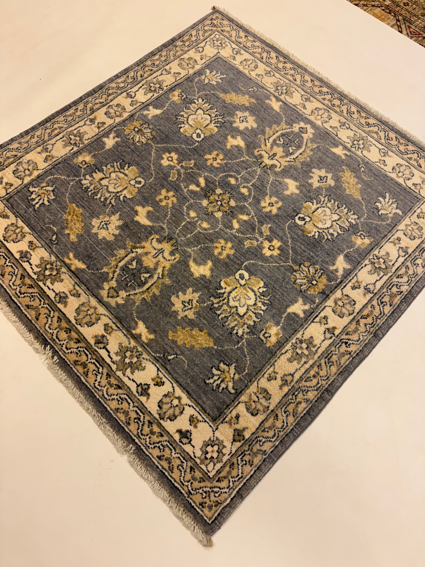 Afghaans Handgeknoopt Ziegler Tapijt 100 x 104 cm