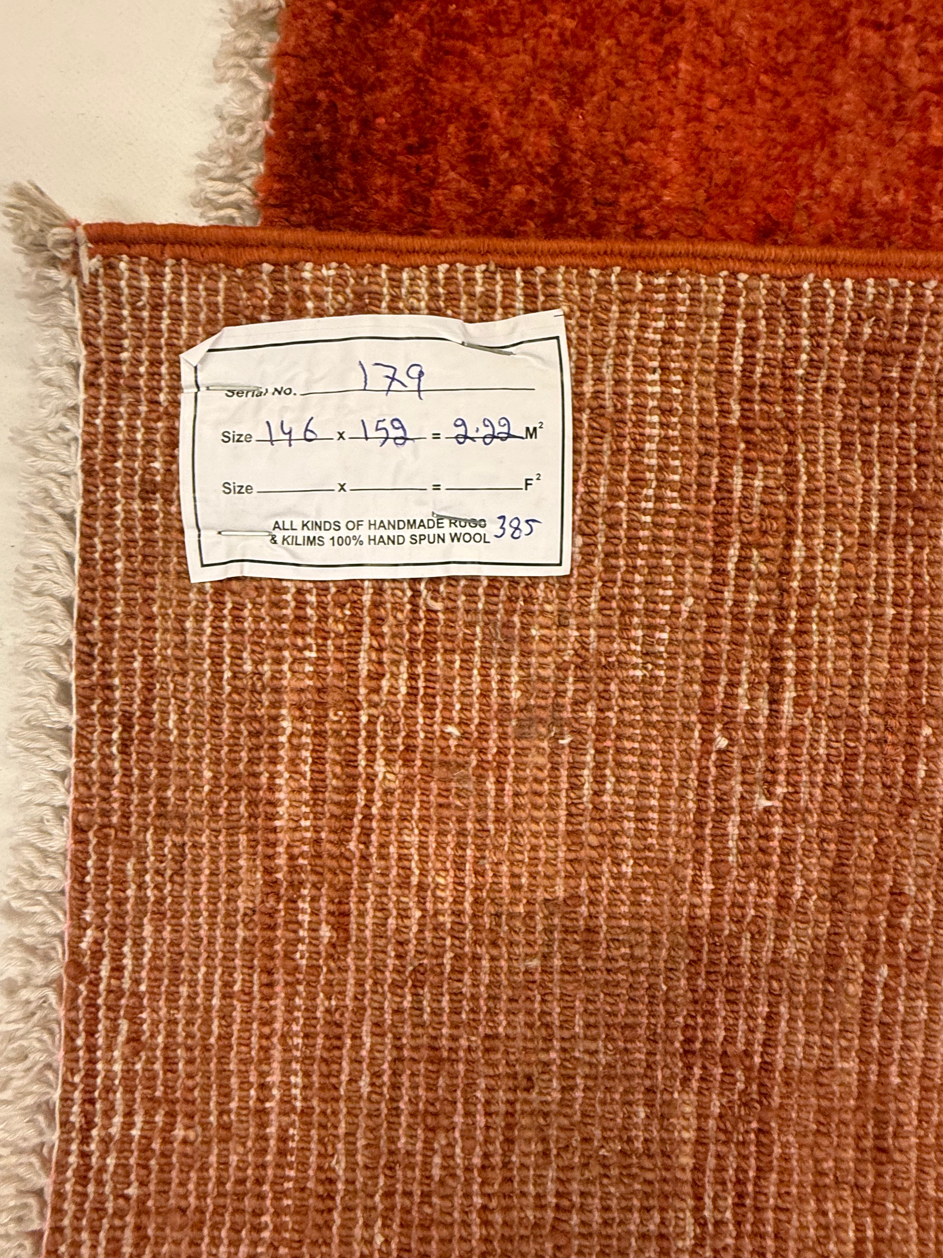 Gabbeh Natural Tapijt 146 x 152 cm – Handgeknoopt Afghaans Wol