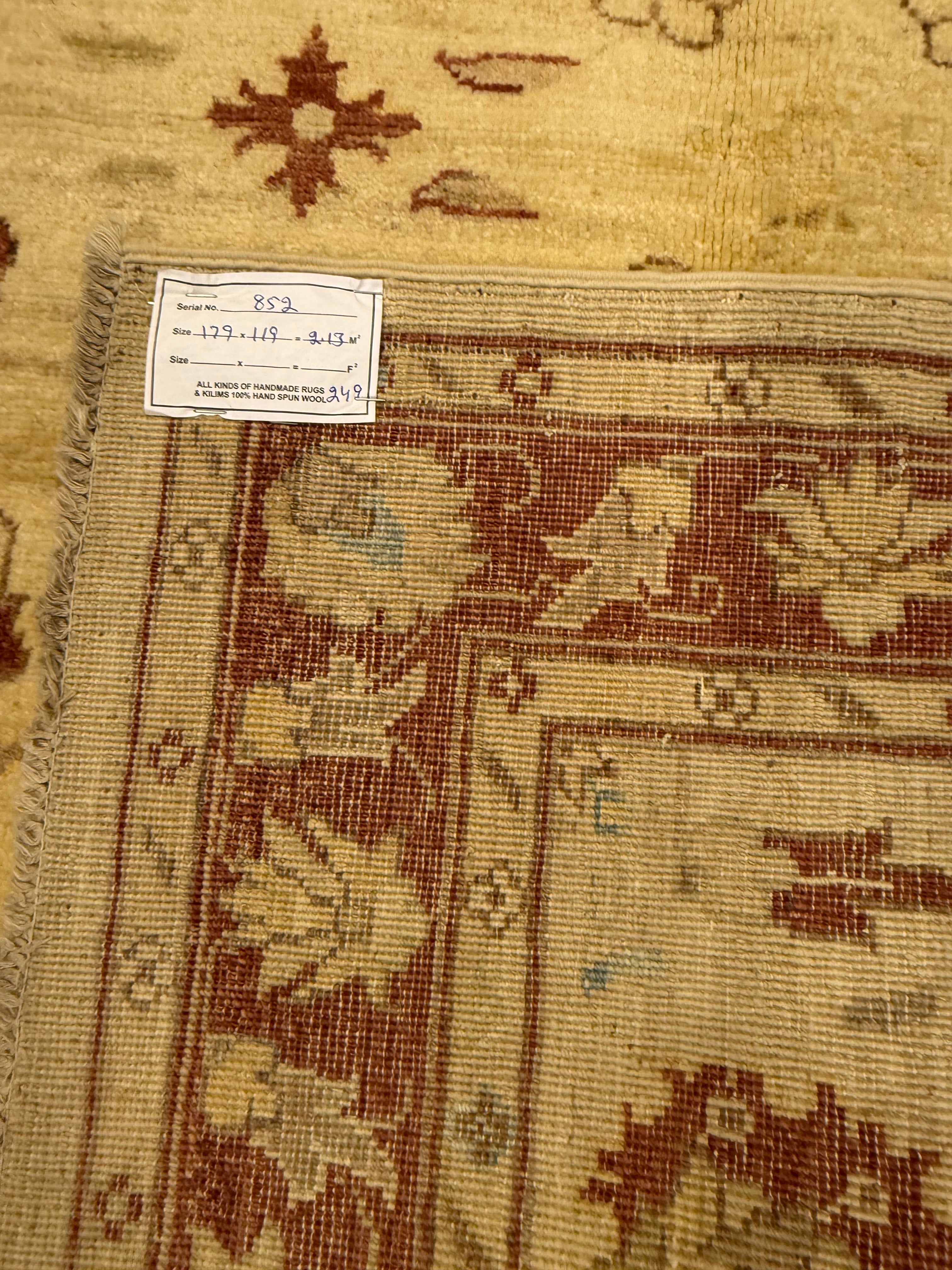 Afghaans Ziegler Tapijt | 119 x 179 cm | Handgeknoopt Wol