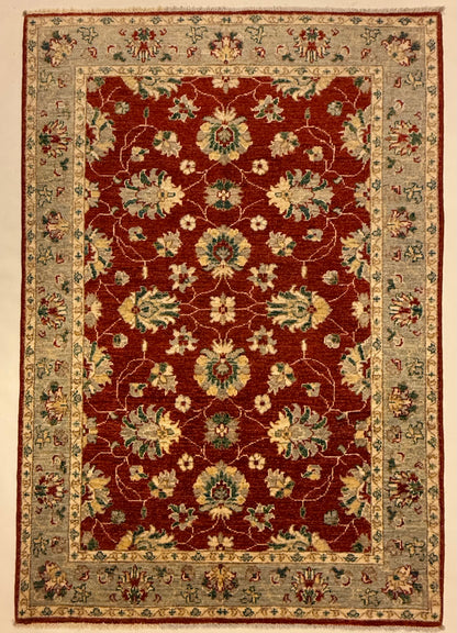 Handgeknoopt Ziegler Tapijt 122 x 180 cm | Afghaans