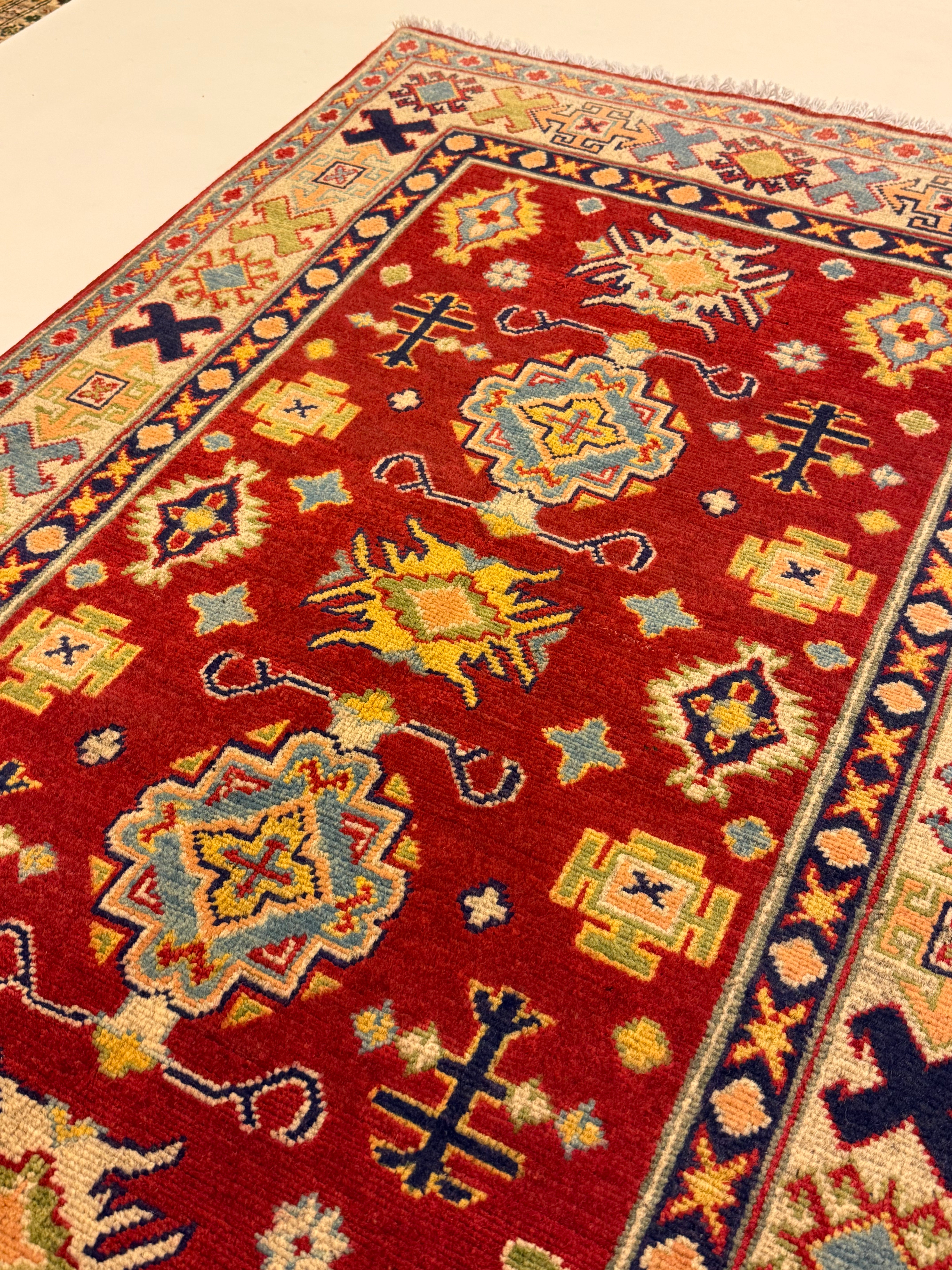 Kazak Tapijt 0.98 X 160 CM