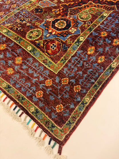 Handgeknoopt Mamluk Tapijt 102 x 152 cm | Afghaans