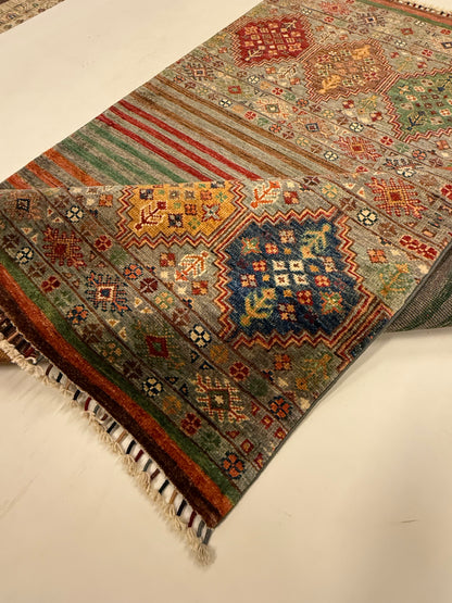 Handgemaakt Khorjin Tapijt 102 x 150 cm – Afghaans Handgeknoopt Wol