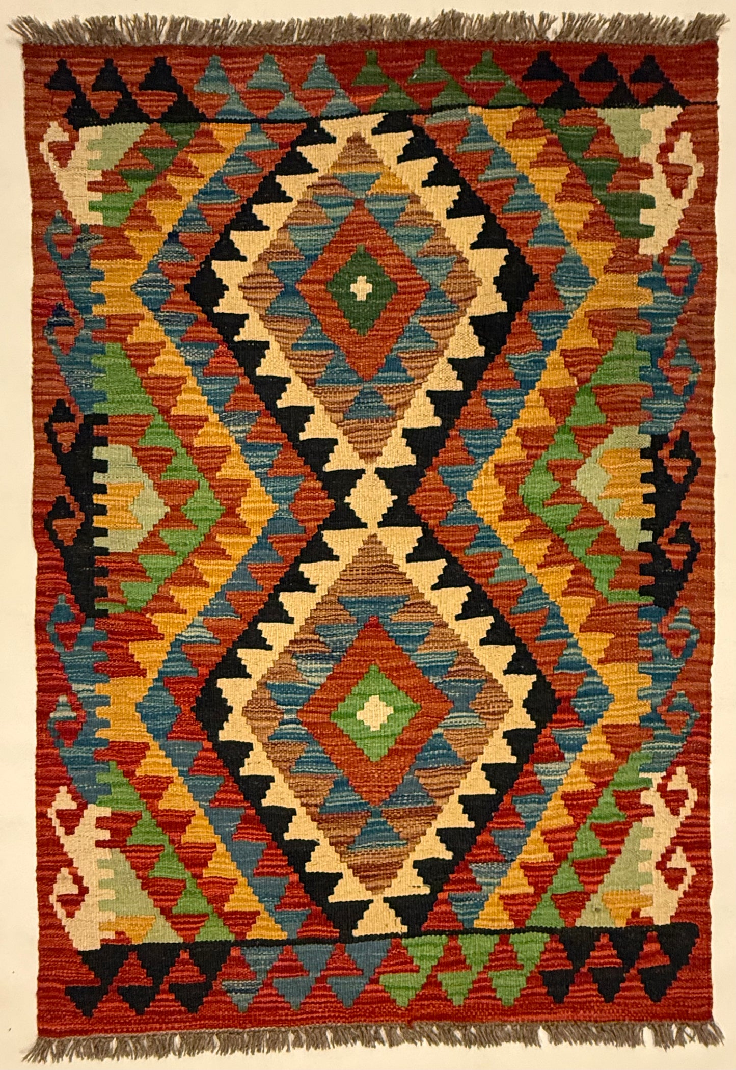 Afghaanse Kelim 76 x 115 cm – Handgeweven Wol