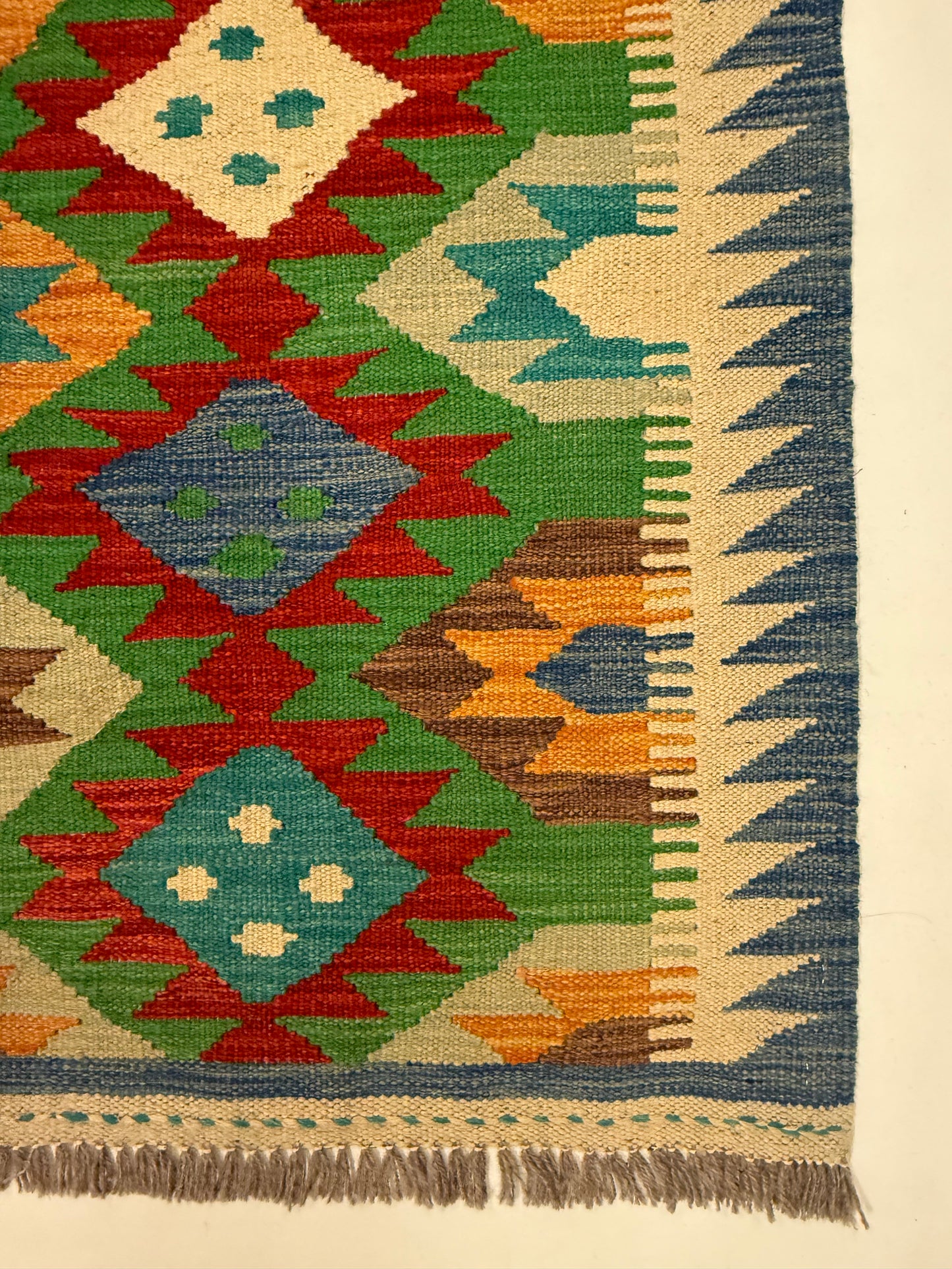 Afghaanse Kelim Handgeweven Vloerkleed | 99 x 152 cm
