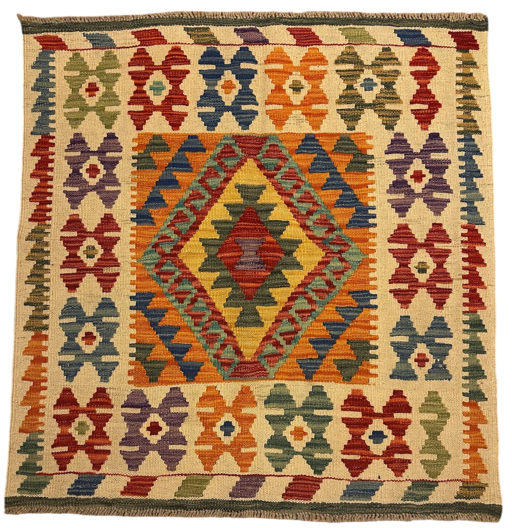 AFGHAANSE KELIM 98 X 104 CM