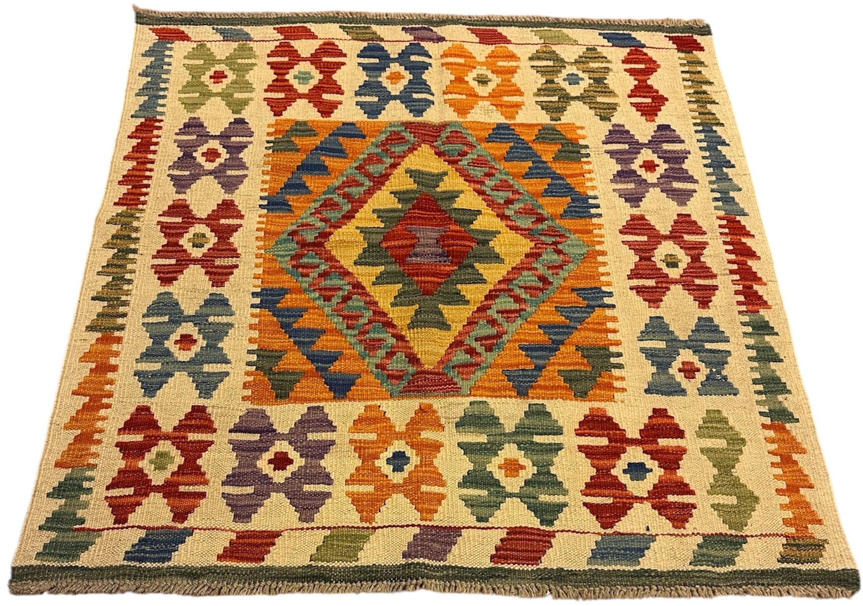 AFGHAANSE KELIM 98 X 104 CM