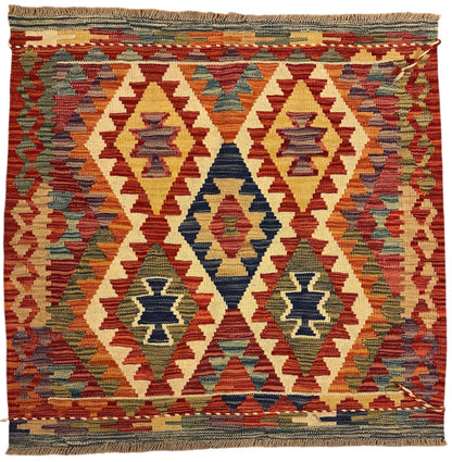 AFGHAANSE KELIM 99 X 102 CM