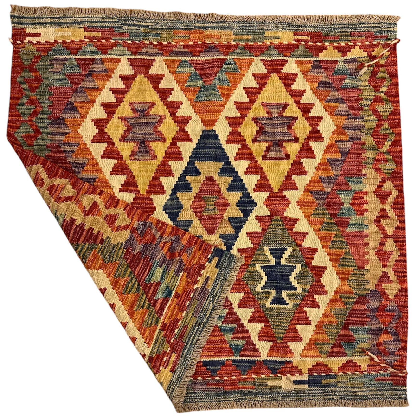 AFGHAANSE KELIM 99 X 102 CM