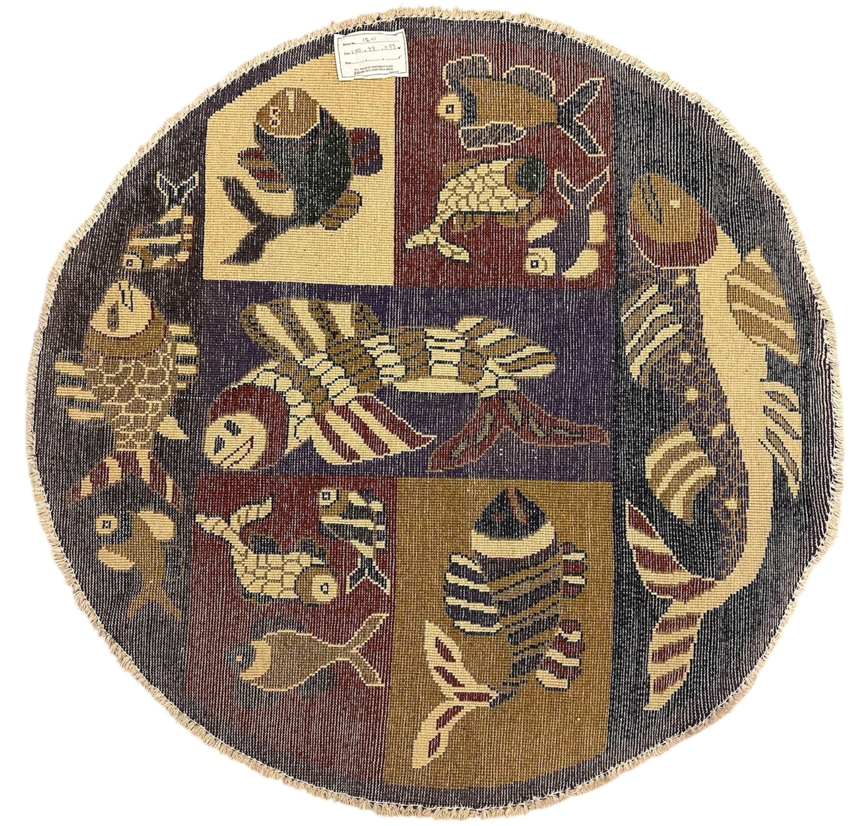 USHAK AFGHAANSE 99 X 100 CM