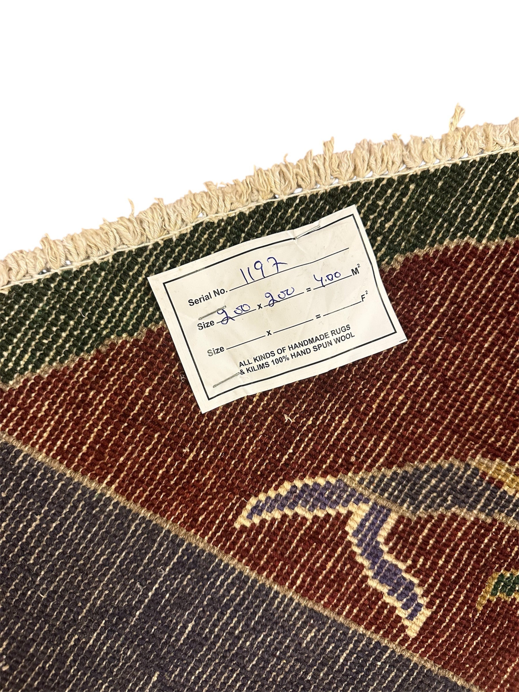 AFGHAANSE USHAK 200 X 200 CM