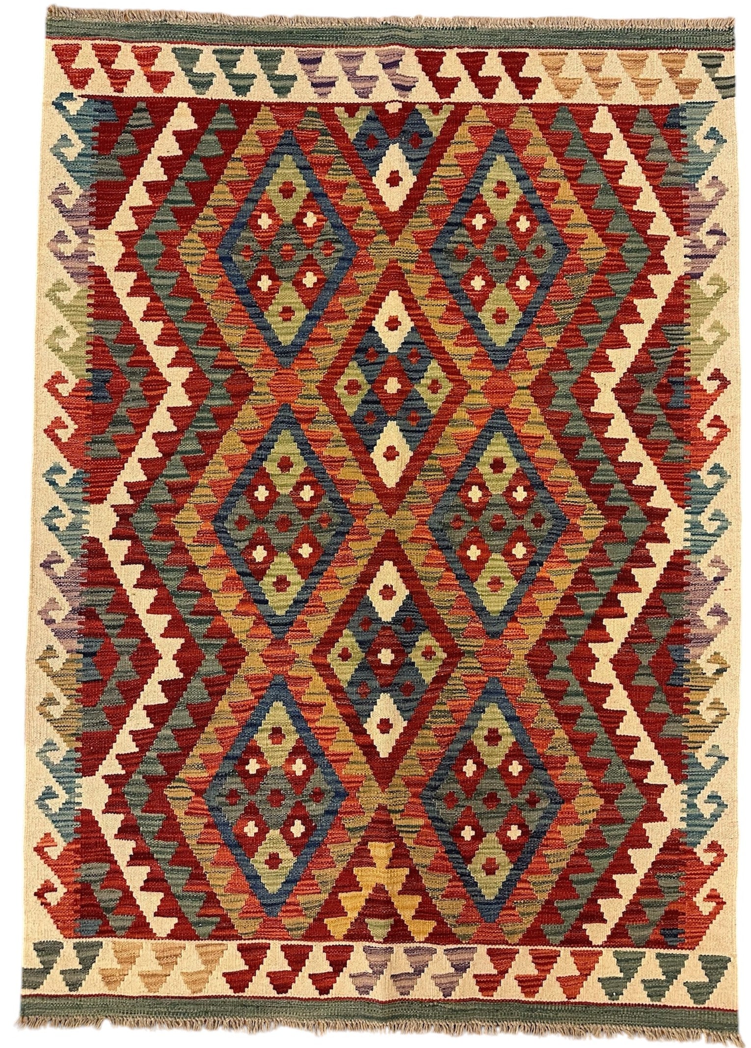 AFGHAANSE KELIM 134 X 187 CM