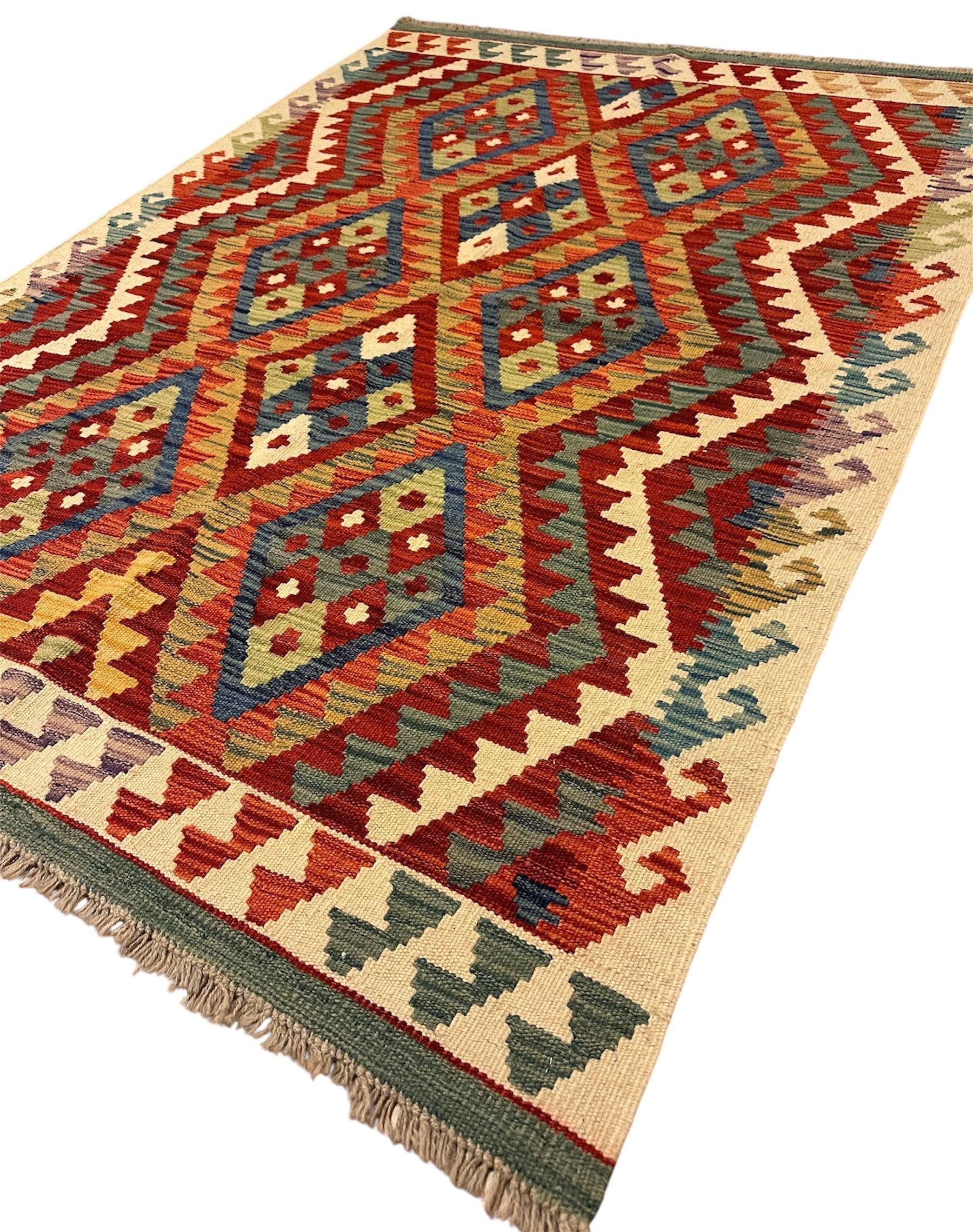 AFGHAANSE KELIM 134 X 187 CM