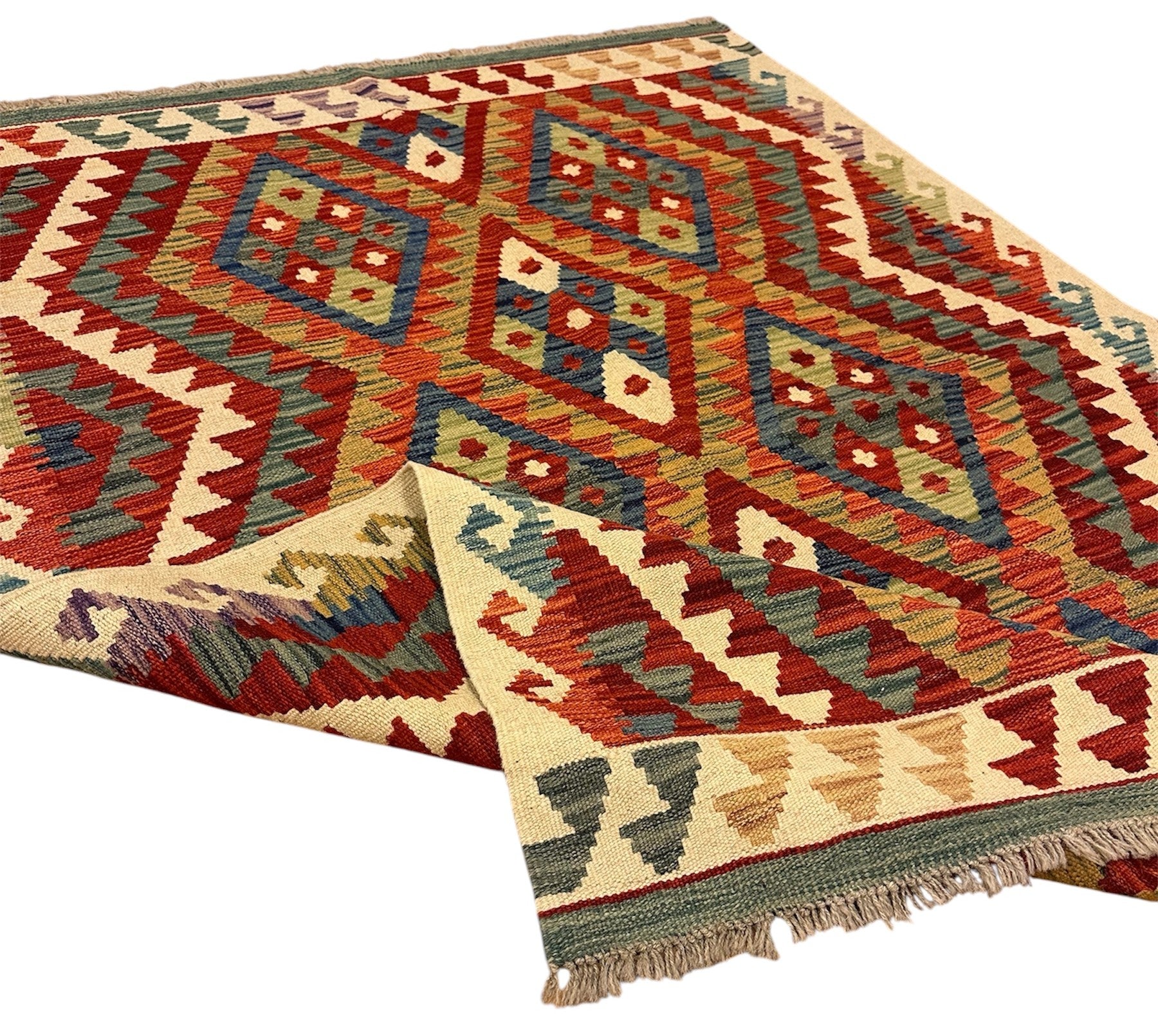 AFGHAANSE KELIM 134 X 187 CM