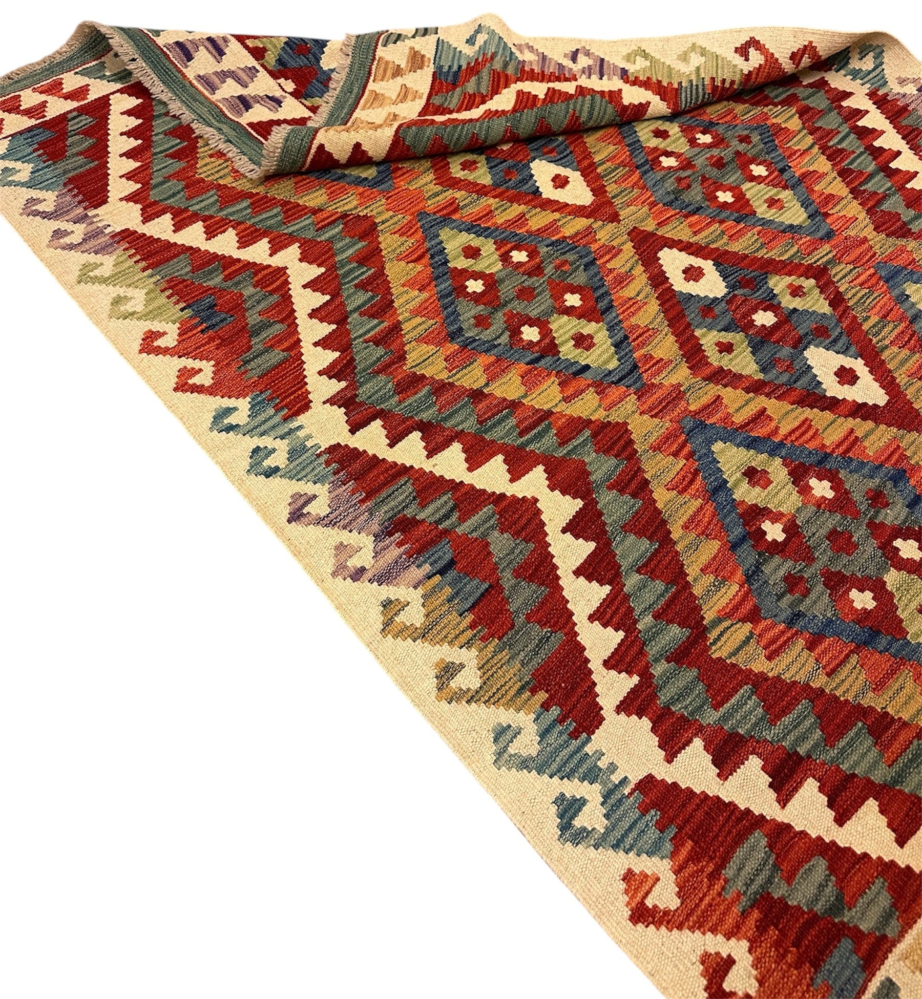 AFGHAANSE KELIM 134 X 187 CM