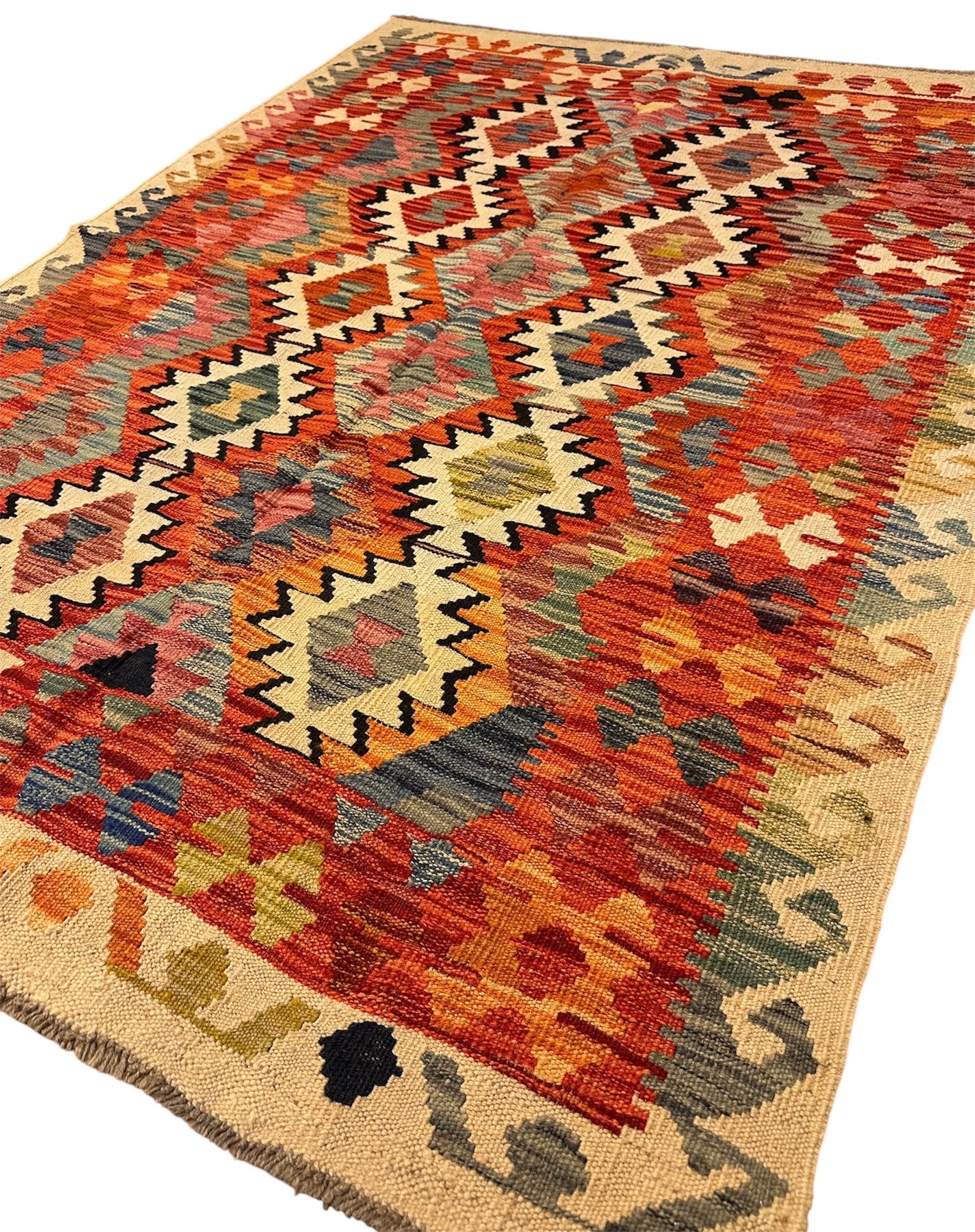 AFGHAANSE KELIM 135 X 179 CM