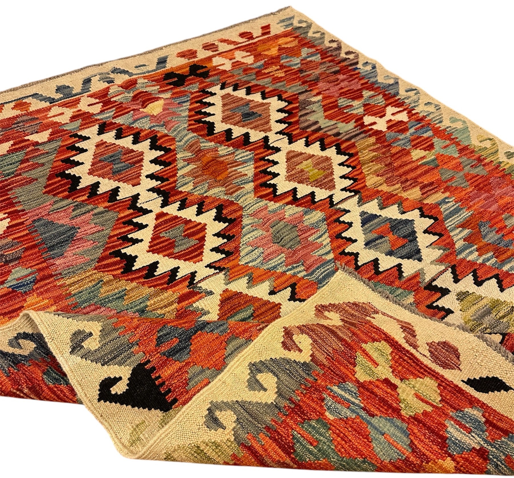 AFGHAANSE KELIM 135 X 179 CM