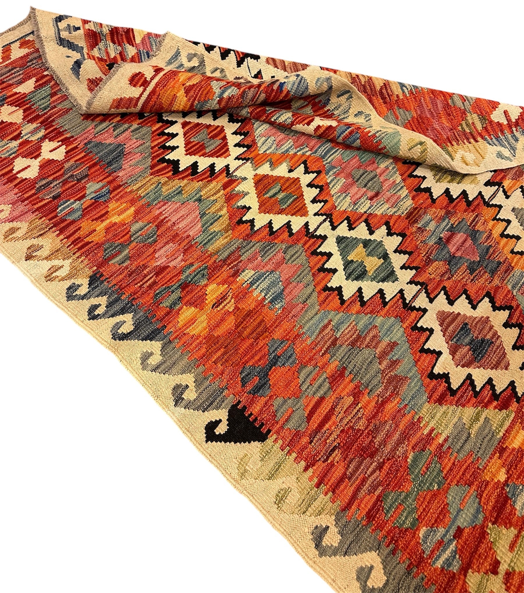 AFGHAANSE KELIM 135 X 179 CM