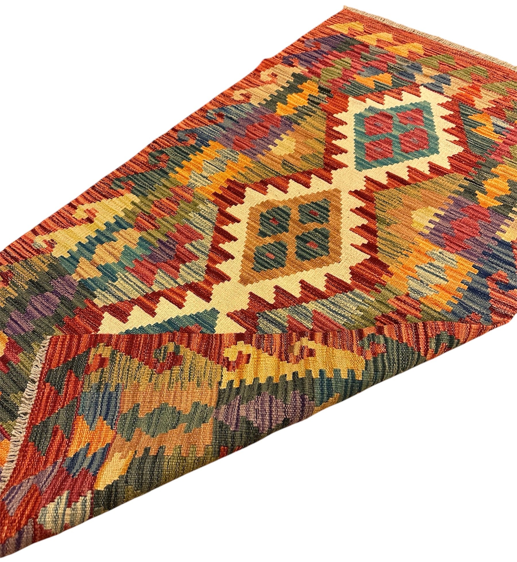 AFGHAANSE KELIM 79 X 147 CM