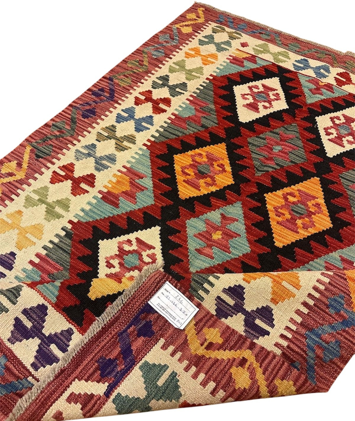 AFGHAANSE KELIM 126 X 183 CM