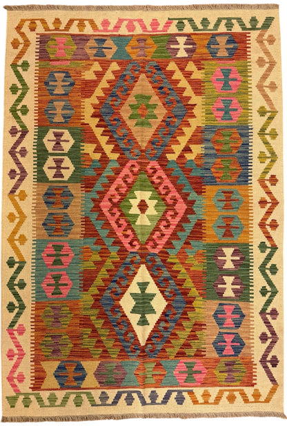 AFGHAANSE KELIM 127 X 182 CM