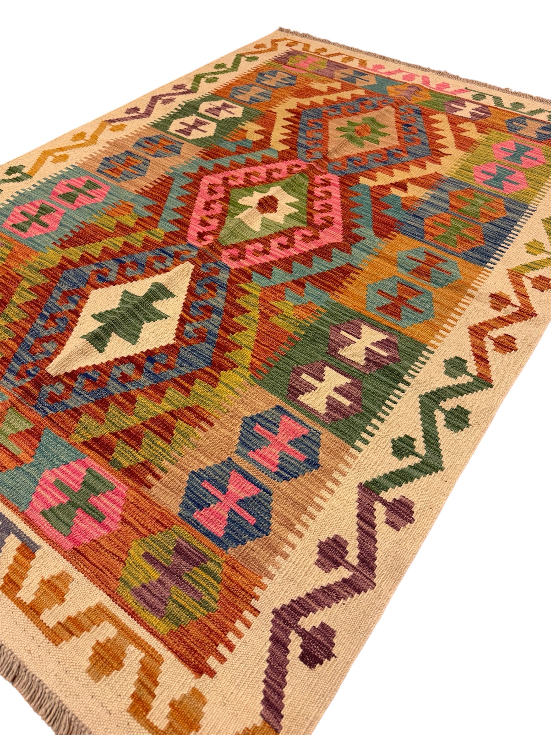 AFGHAANSE KELIM 127 X 182 CM