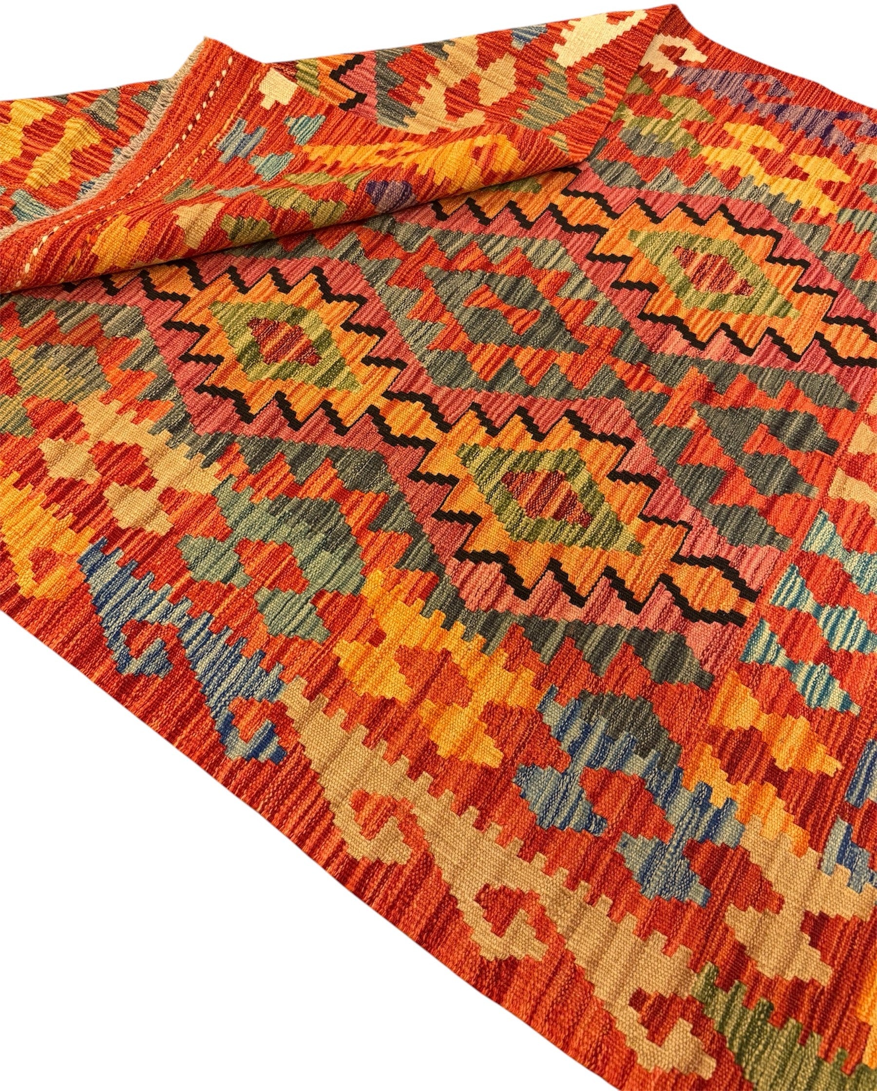 AFGHAANSE KELIM 124 X 178 CM