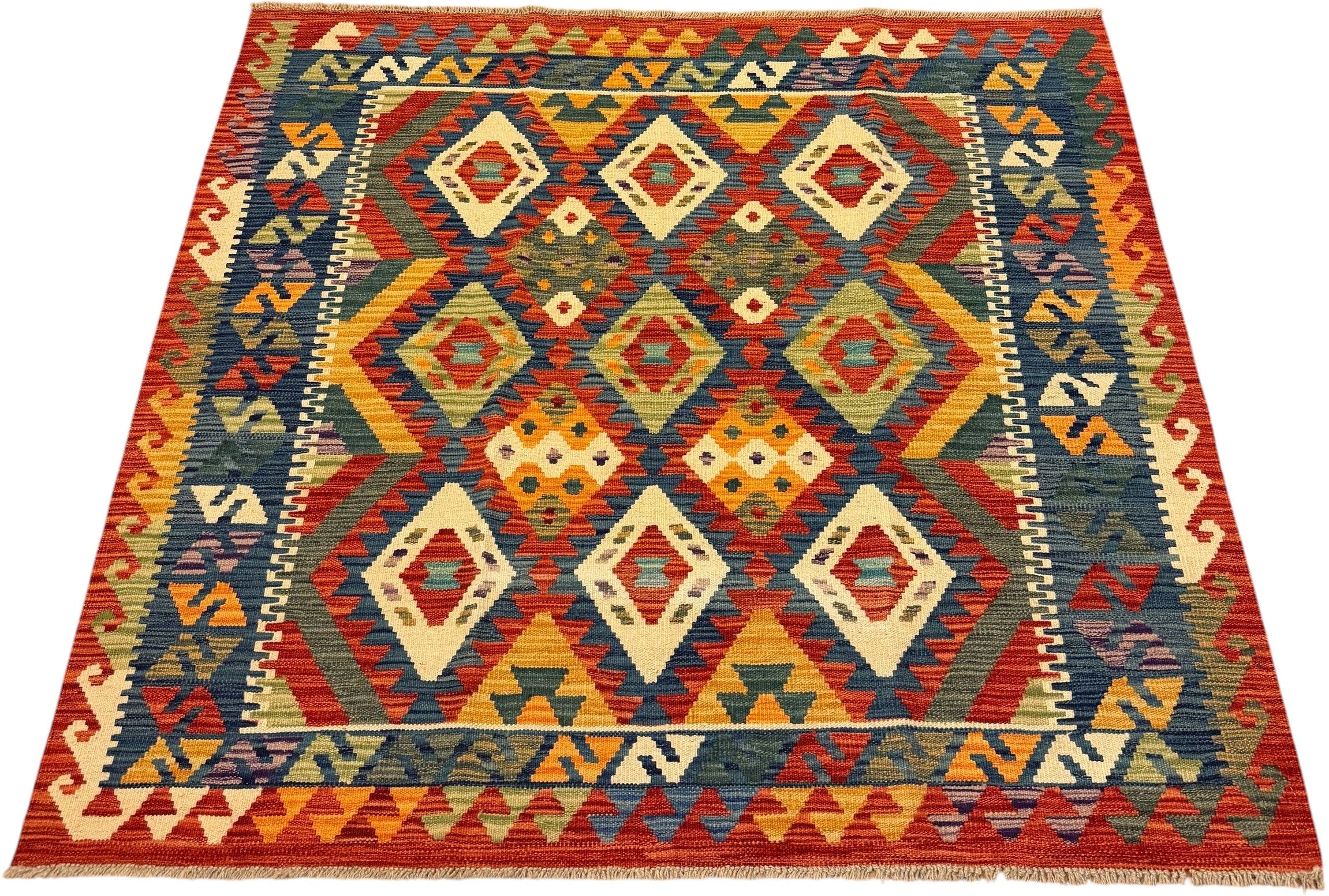 AFGHAANSE KELIM 145 X 156 CM