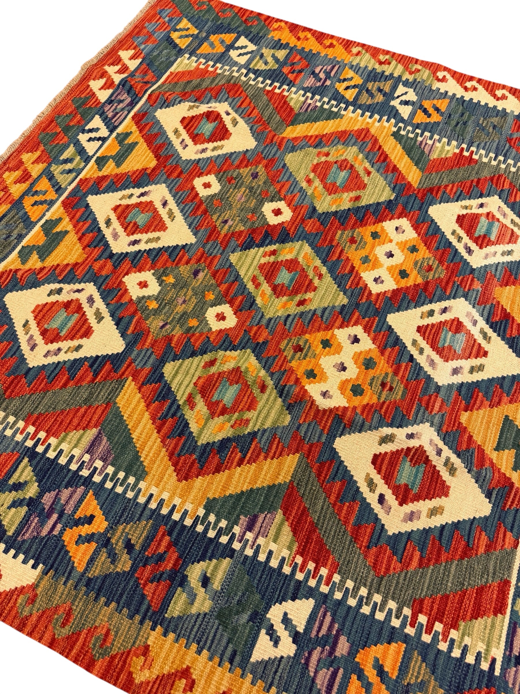 AFGHAANSE KELIM 145 X 156 CM