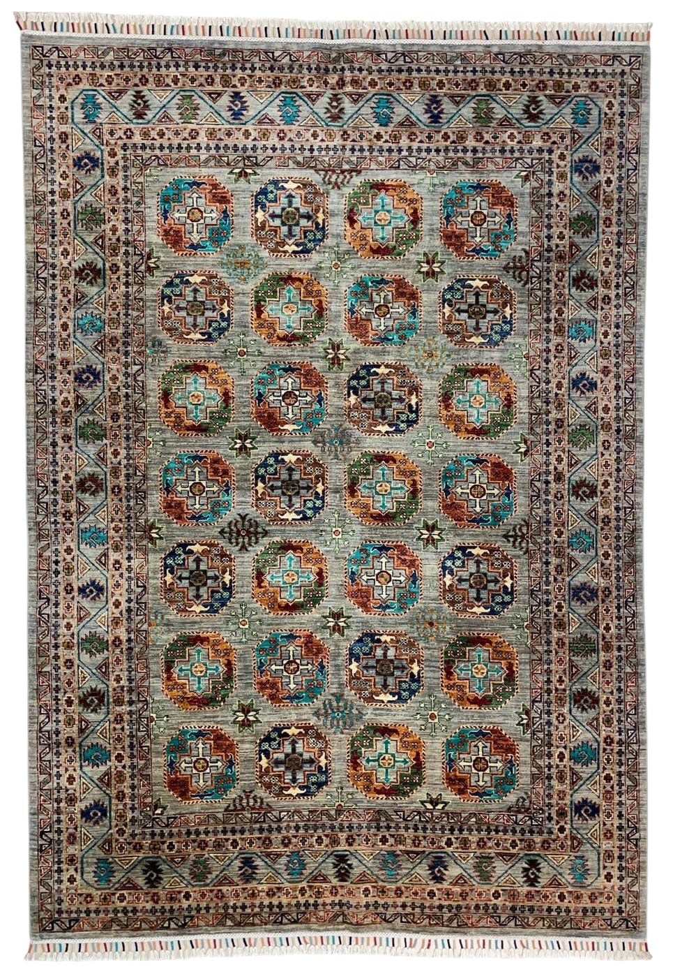 Handgeknoopt Afghaans Samarkand Tapijt 174 x 250 cm | Ziegler Design