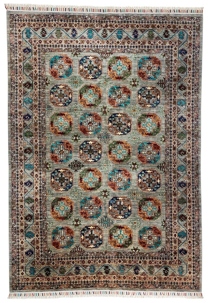 Handgeknoopt Afghaans Samarkand Tapijt 174 x 250 cm | Ziegler Design