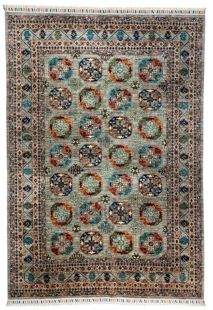 Handgeknoopt Afghaans Samarkand Tapijt 174 x 250 cm | Ziegler Design