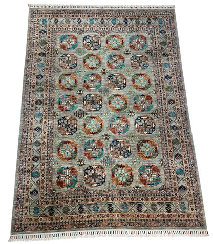Handgeknoopt Afghaans Samarkand Tapijt 174 x 250 cm | Ziegler Design