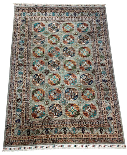 Handgeknoopt Afghaans Samarkand Tapijt 174 x 250 cm | Ziegler Design