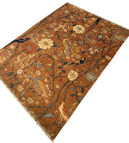 AFGHAANSE FIJN USHAK 163 x 216 CM