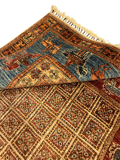 Handgeknoopt Afghaans Mamluk Tapijt 156 x 209 cm | Ziegler Design