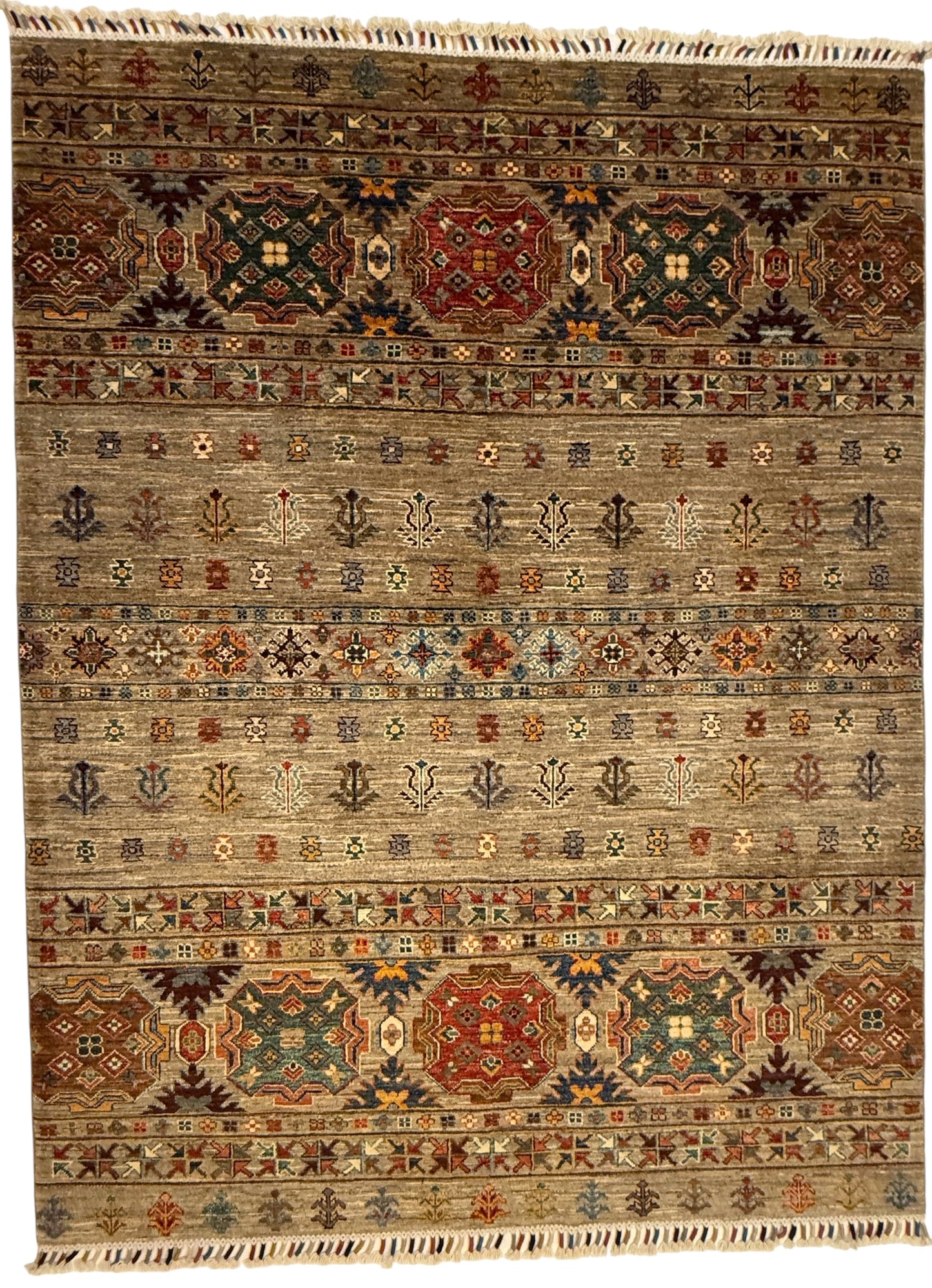 Afghaans Khorjin Tapijt 156 x 202 cm | Handgemaakt | 100% Wol