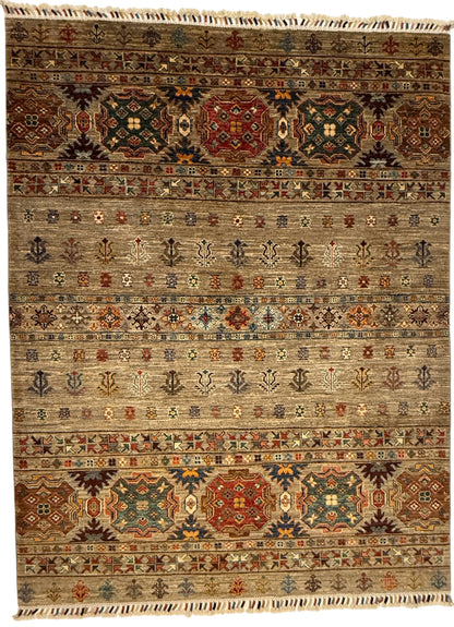 Afghaans Khorjin Tapijt 156 x 202 cm | Handgemaakt | 100% Wol