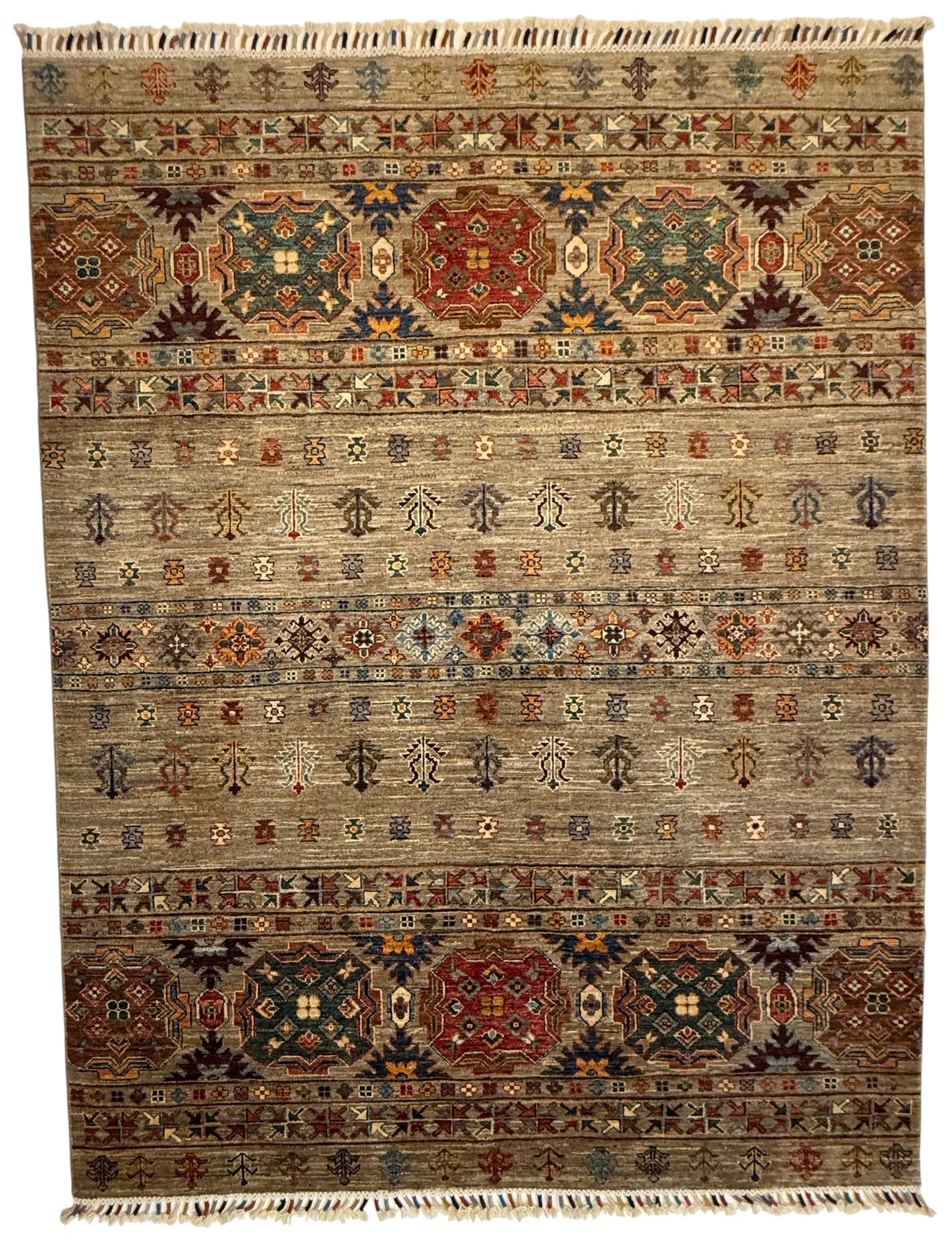 Afghaans Khorjin Tapijt 156 x 202 cm | Handgemaakt | 100% Wol