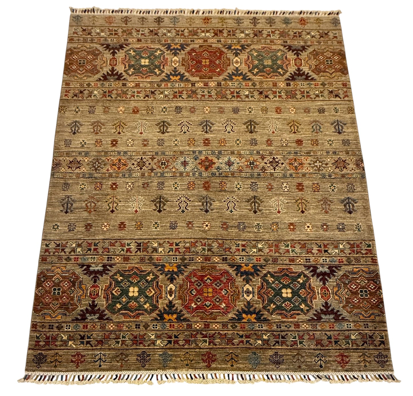 Afghaans Khorjin Tapijt 156 x 202 cm | Handgemaakt | 100% Wol